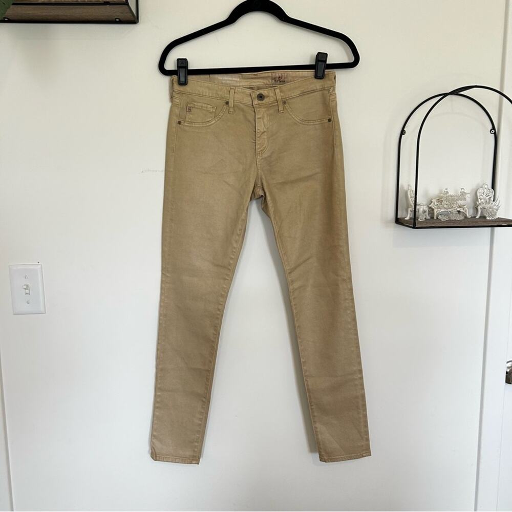 NWOT AG Adriano Goldschmied Khaki The Legging Ankle Super Skinny Pants‎ Size 27